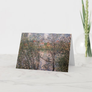 Claude Monet - Springtime genom grenar Kort