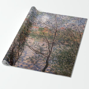 Claude Monet - Springtime genom grenar Presentpapper