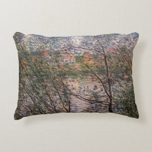 Claude Monet - Springtime genom grenar Prydnadskudde