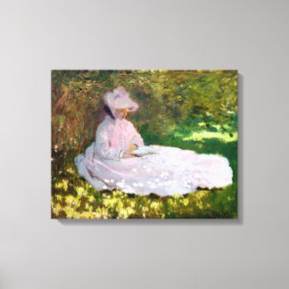 Claude Monet Springtime Impressionism Wrap Canvastryck