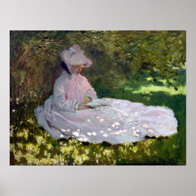 Claude Monet Springtime Poster (Framsidan)
