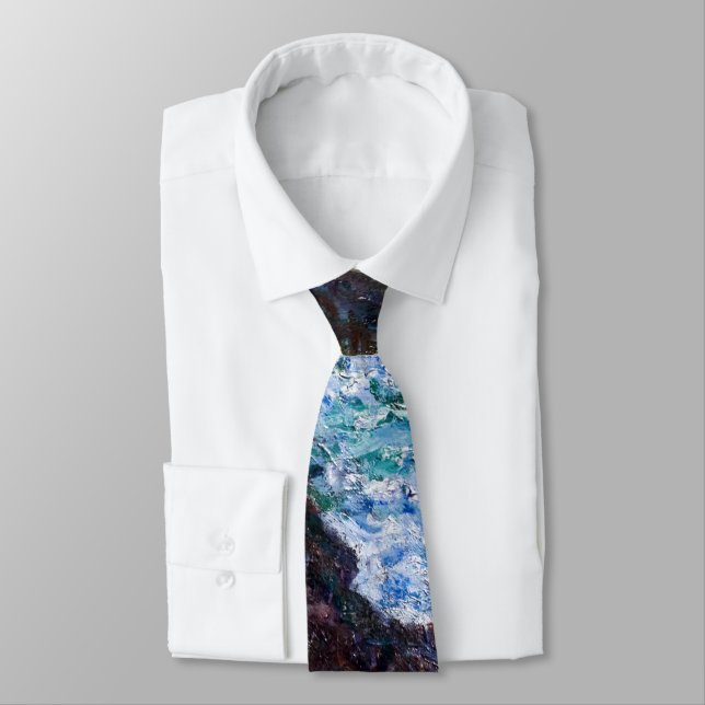 Claude Monet - Sten vid Belle-Ile, Vild Kusten Slips (Bunden)