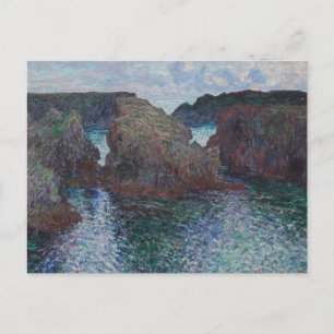 Claude Monet - Sten vid Port-Goulphar, Belle-Ile Vykort