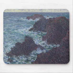 Claude Monet stenar på bellen-Ile, vildkusten Musmatta