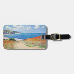 Claude Monet - Stig i vete fält vid Pourville Bagagebricka