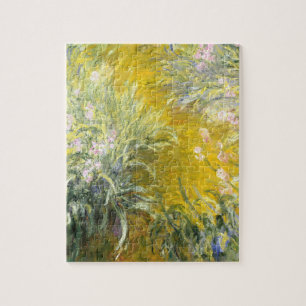 Claude Monet Stigen genom Irisar Konst Pussel