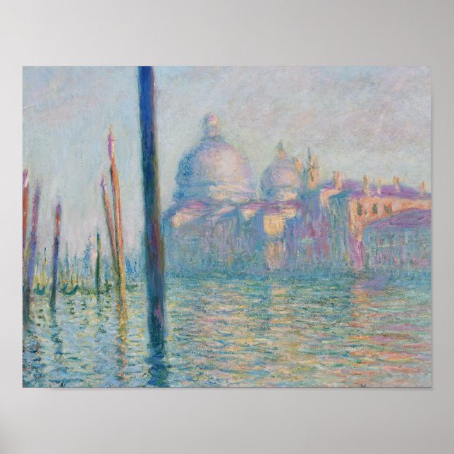 Claude Monet - Storkanalen Poster (Framsidan)