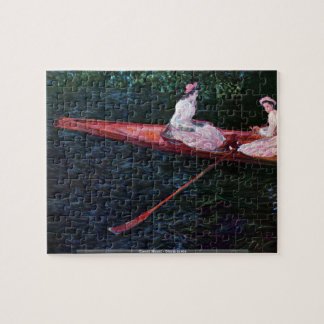 Claude Monet - storm i havspussel Pussel