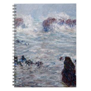 Claude Monet - Storm utanför Belle-Ile Kusten Anteckningsbok
