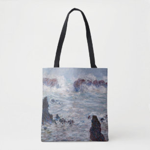 Claude Monet - Storm utanför Belle-Ile Kusten Tygkasse