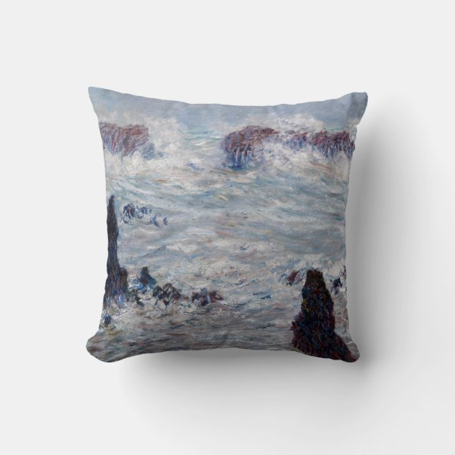 Claude Monet - Storm vid Belle-Ile-kusten Kudde (Framsida)