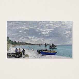 Claude Monet stranden på Sainte-Adresse Visitkort
