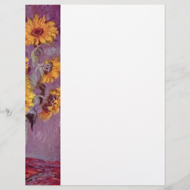 Claude Monet / Sunblommor (Framsida)