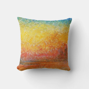 Claude Monet Sunset in Venedig Impressionist Art Kudde