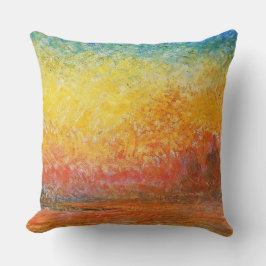 Claude Monet Sunset in Venedig Impressionist Art Kudde