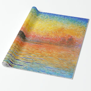 Claude Monet Sunset in Venedig Impressionist Art Presentpapper