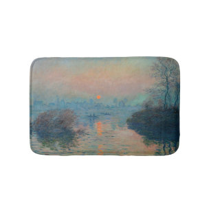 Claude Monet - Sunset on Seine at Lavacourt Badrumsmatta