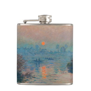 Claude Monet - Sunset on Seine at Lavacourt Fickplunta