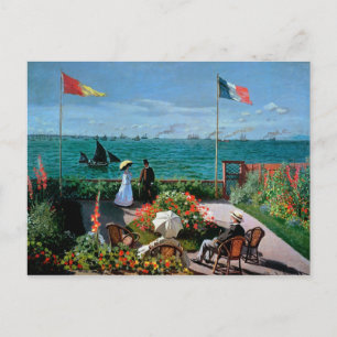 Claude Monet   Terrace på Sainte-Adresse 1867 Vykort