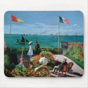 Claude Monet terrassen på Sainte-Adresse, 1867 Musmatta