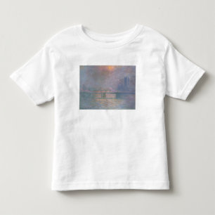 Claude Monet Thamesen med den Charing kor Tee Shirt