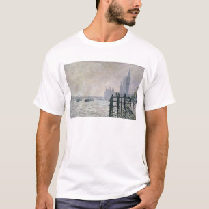 Claude Monet Thamesen nedanföra Westminster Tee