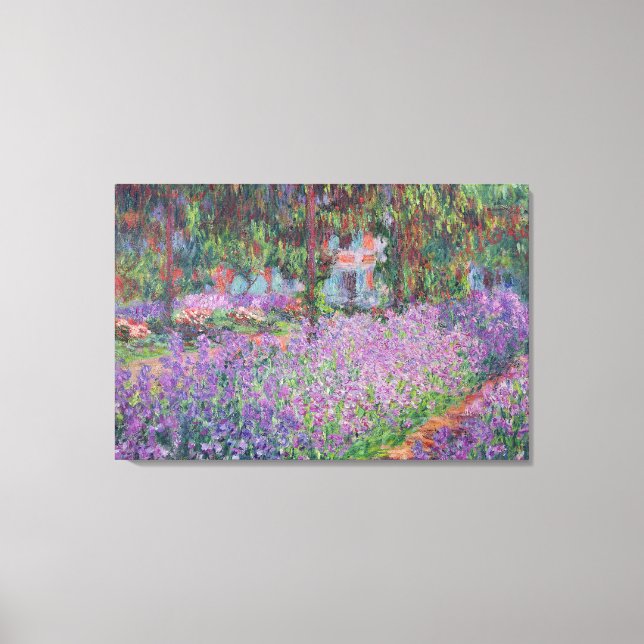 Claude Monet | The Artist's Garden at Giverny Canvastryck (Framsida)