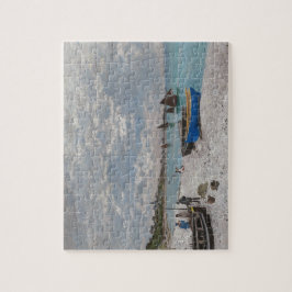 Claude Monet The Beach at Sainte-Address 1867 Pussel