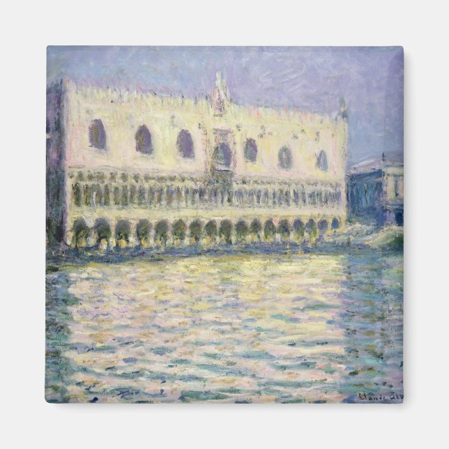 Claude Monet | The Ducal Palace, Venedig, 1908 Magnet (Framsidan)