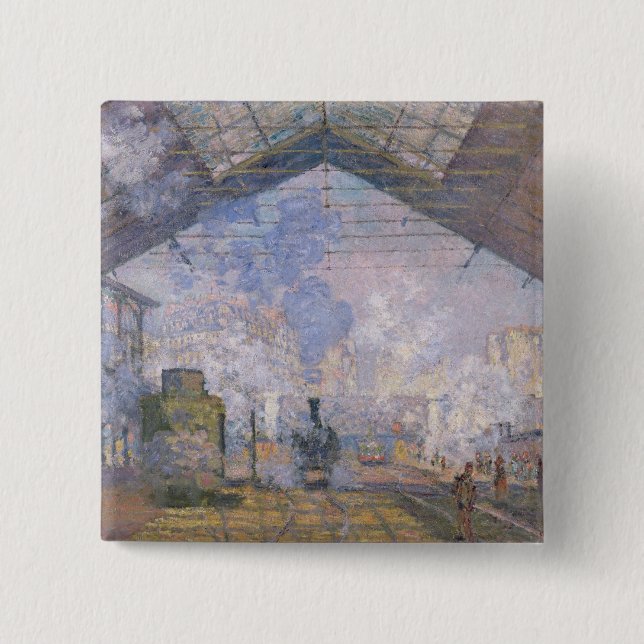 Claude Monet| The Gare St. Lazare, 1877 Knapp (Framsida)