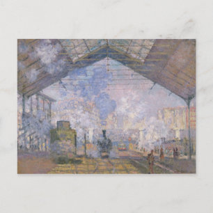 Claude Monet The Gare St. Lazare, 1877 Vykort