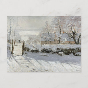 CLAUDE MONET THE MAGPIE VYKORT