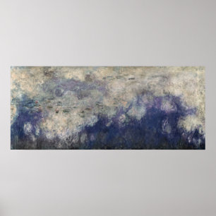 Claude Monet The Waterlilies The Clouds 1915-26 Poster
