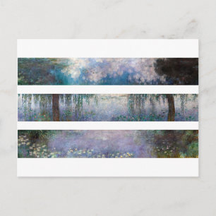 Claude Monet Three Paintings på Orangerie Museum Vykort