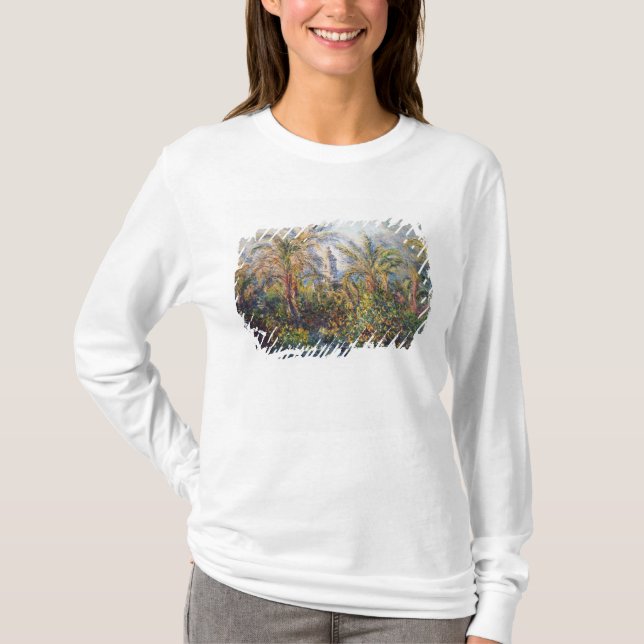 Claude Monet | trädgård i Bordighera T-shirt (Framsida)