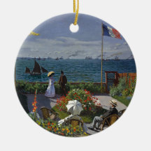 Claude Monet - trädgården på Sainte Adresse konst
