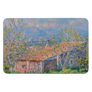 Claude Monet - Trädgårdsmästarens hus i Antibes Magnet