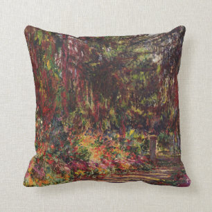 Claude Monet Trädgårdsstigen vid Giverny Kudde