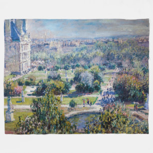 Claude Monet - Tuileries Gardens Fleecefilt