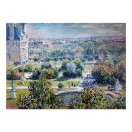 Claude Monet - Tuileries Gardens Fototryck