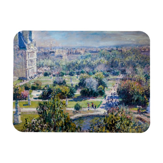 Claude Monet - Tuileries Gardens Magnet (Horisontell)
