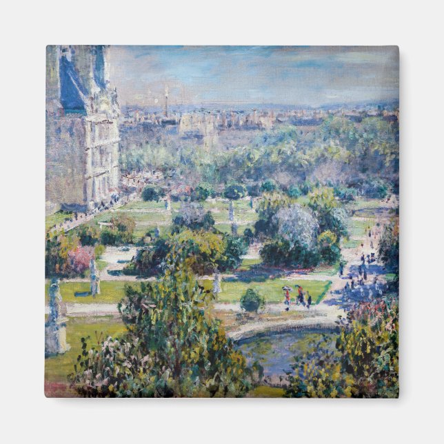 Claude Monet - Tuileries Gardens Magnet (Framsidan)