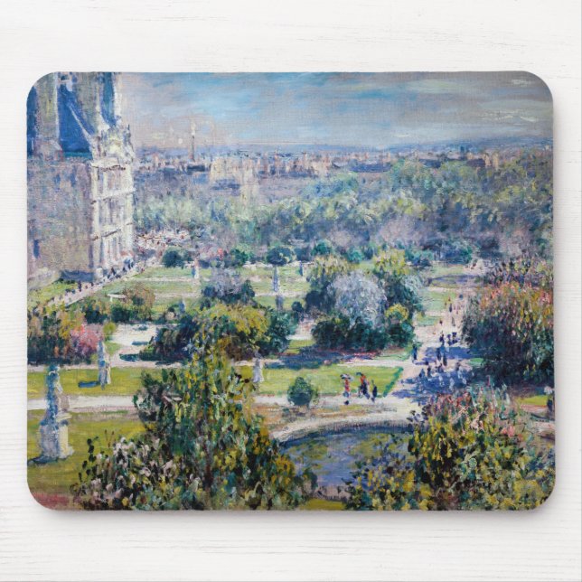 Claude Monet - Tuileries Gardens Musmatta (Framsidan)