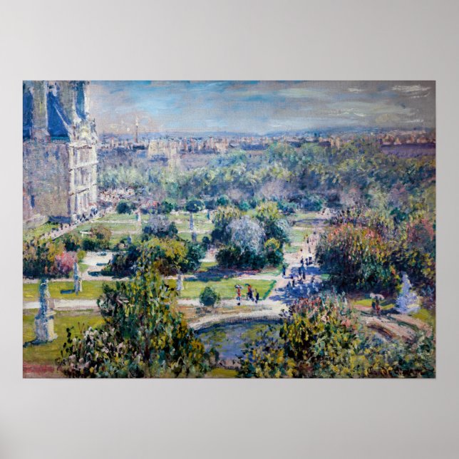 Claude Monet - Tuileries Gardens Poster (Framsidan)