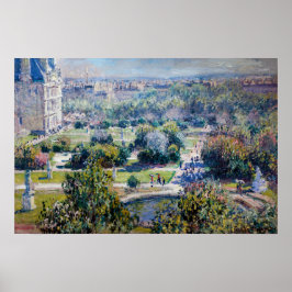 Claude Monet - Tuilerieträdgårdarna Poster