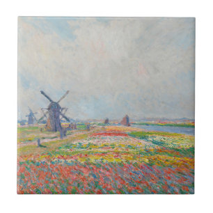 Claude Monet - Tulip Fält nära Haag Kakelplatta