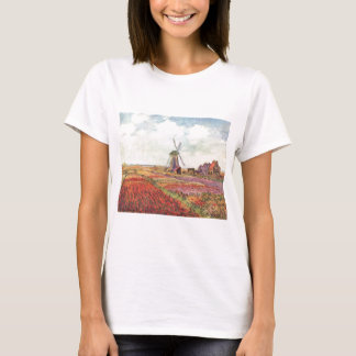 Claude Monet Tulips i Nederländerna Tee