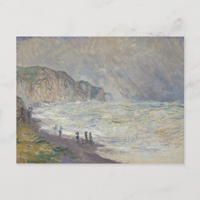 Claude Monet - Tunga sjön i Pourville Vykort (Framsida)