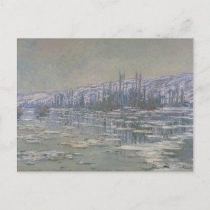 Claude Monet - Uppdelningen av isen Vykort