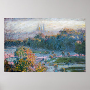 Claude Monet - Utsikt över Tuilerierna, Studie Poster